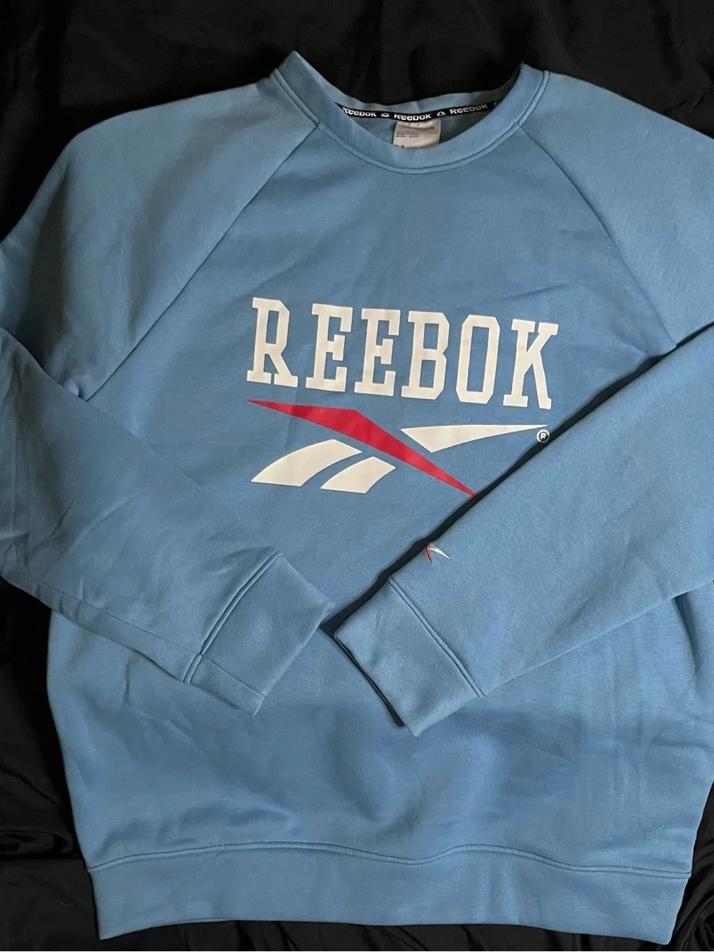 Reebok Light Blue Men's Crewneck Sweatshirt